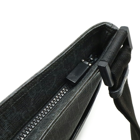 GUCCI Black Leather Shoulder Bag - Picture 7 of 9
